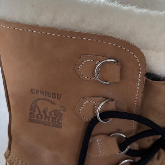 SOREL Caribou Buff Ladies Waterproof Boots NEW, Women's Size 10 - Picture 3 of 9